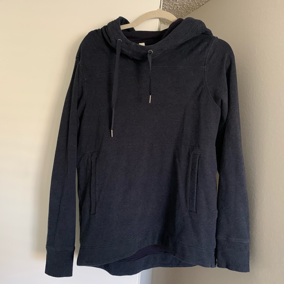 lululemon athletica Jackets & Blazers - Navy cowl neck lulu sweatshirt